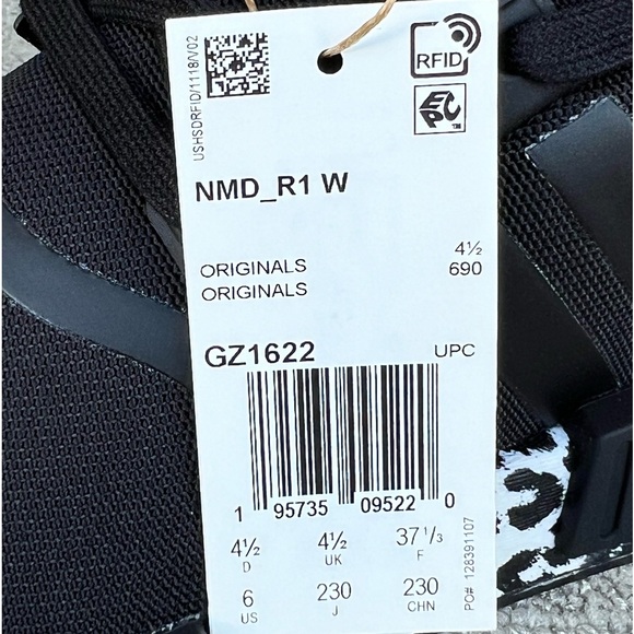 Adidas NMD R1 Black / Leopard Women’s Running Shoes 6 & 10 US Size NWB - Picture 9 of 11